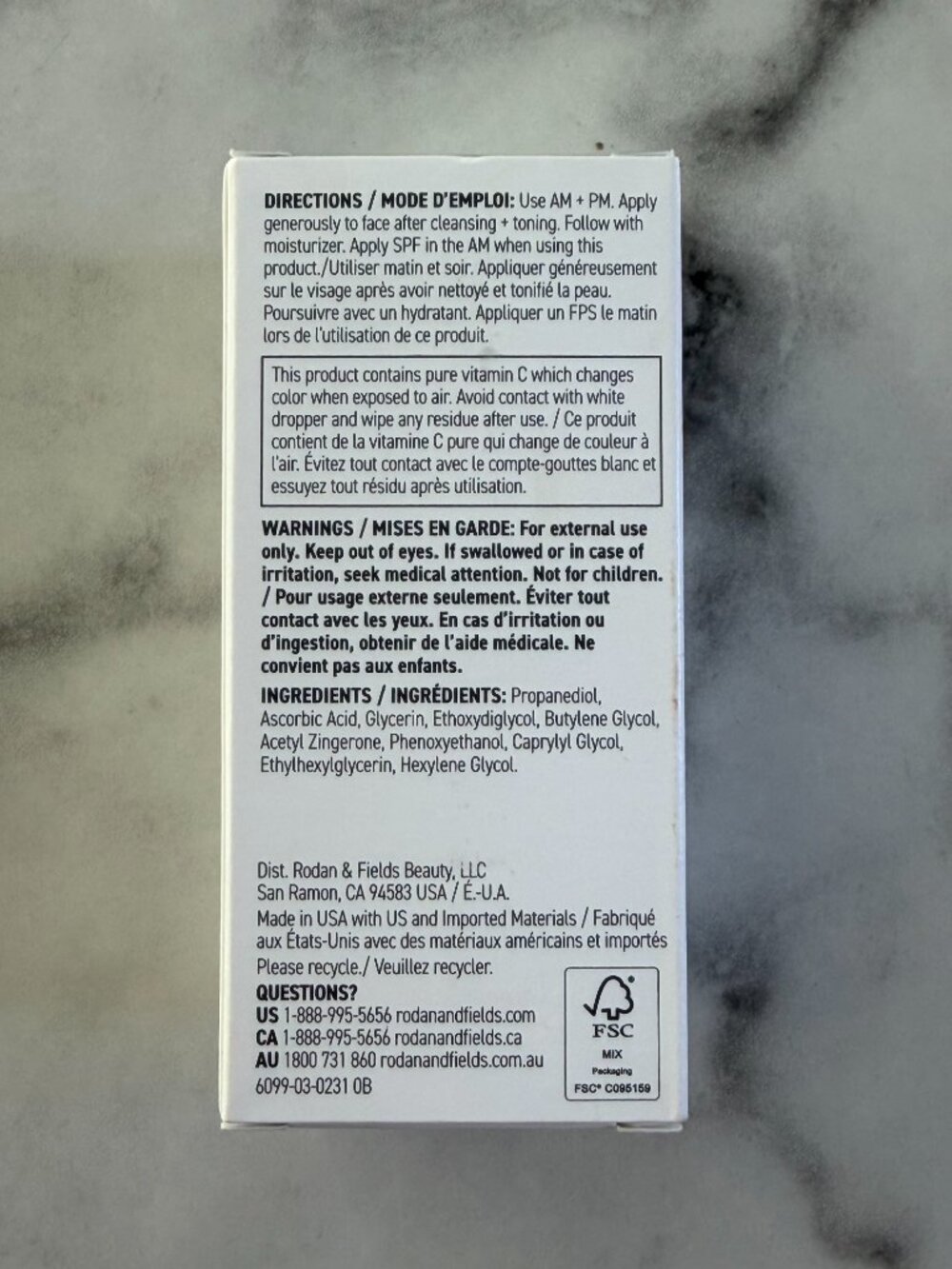 Rodan + Fields Pure C Serum 30mL 1oz NIB Vitamin C Brightening Serum - Picture 2 of 3